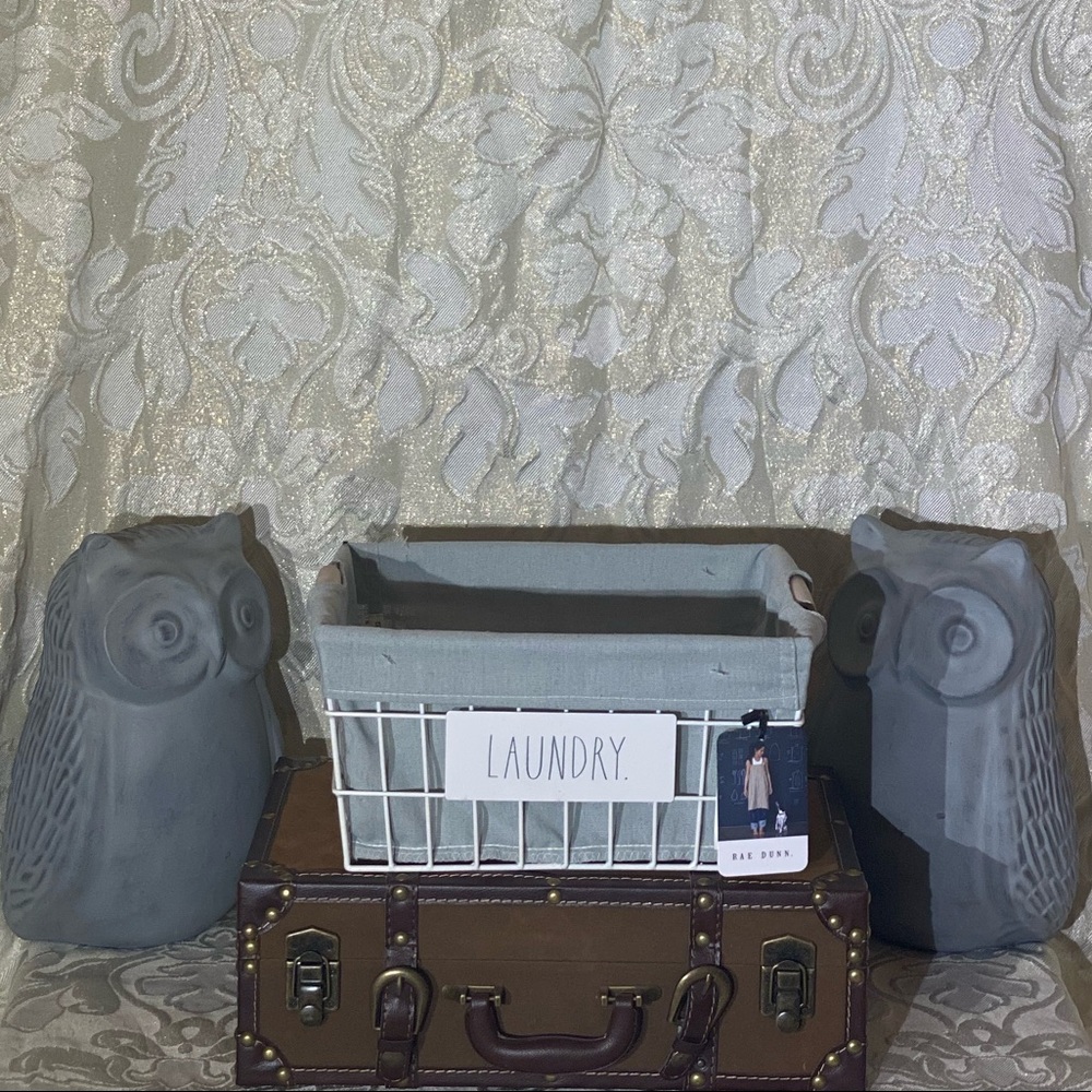 ⚡️⭐️Rae Dunn "LAUNDRY" Storage Basket